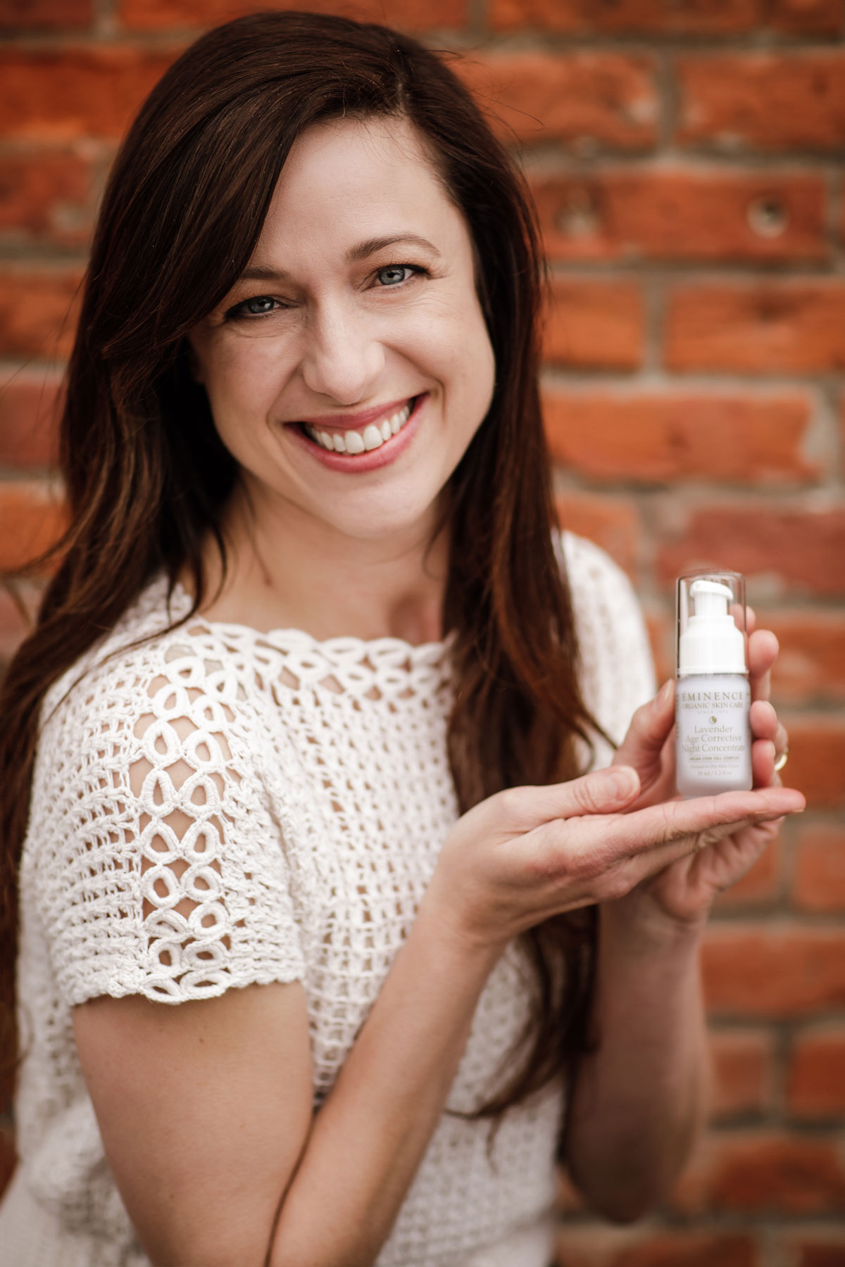Jessica Goniea holding lavender concentrate